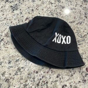 Used like New - XOXO Bucket Hat - Black